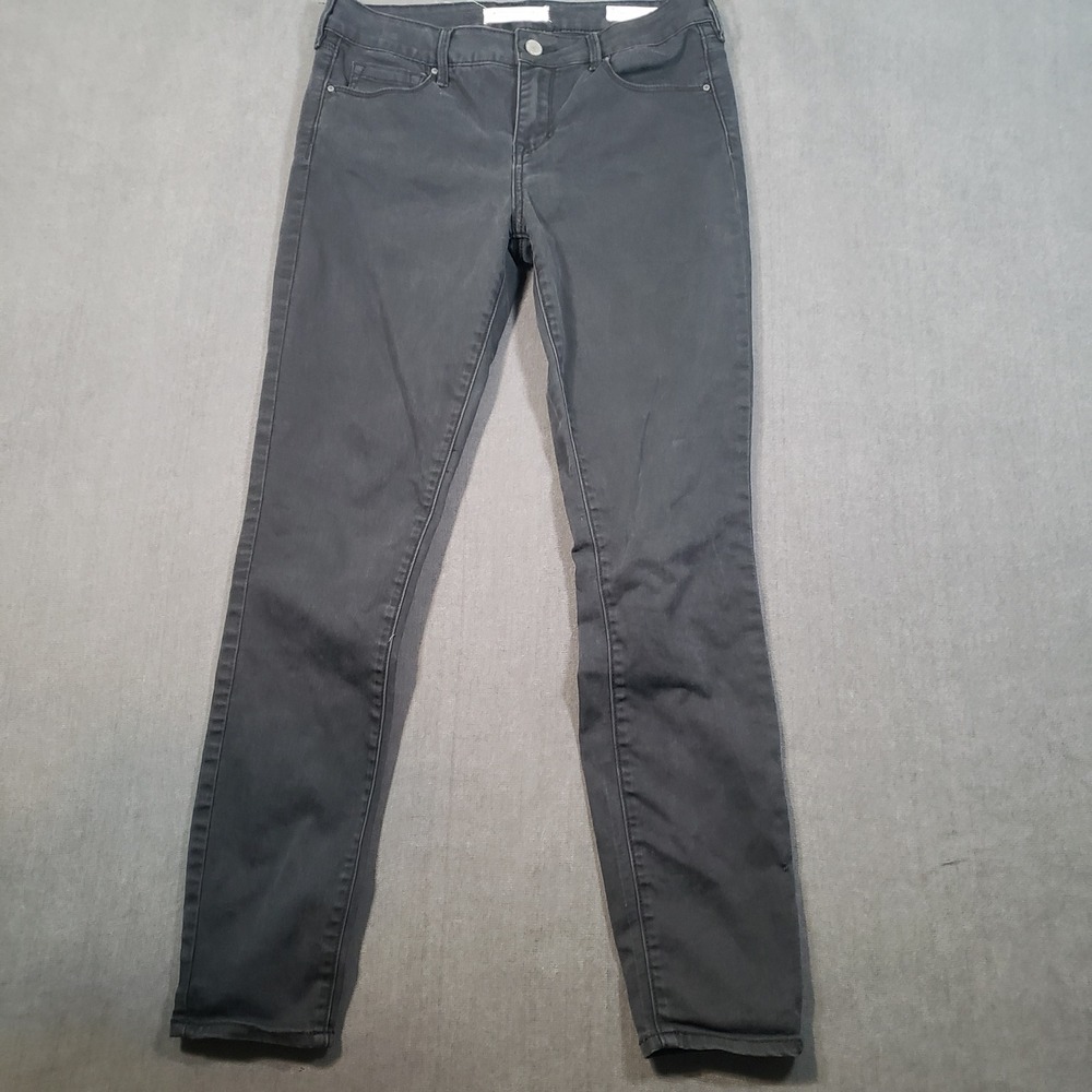 Bullhead Skinny Jeans Womens 27 Black Mid Rise Skinniest Denim Pants
